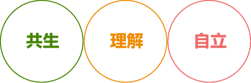 共生・理解・自立